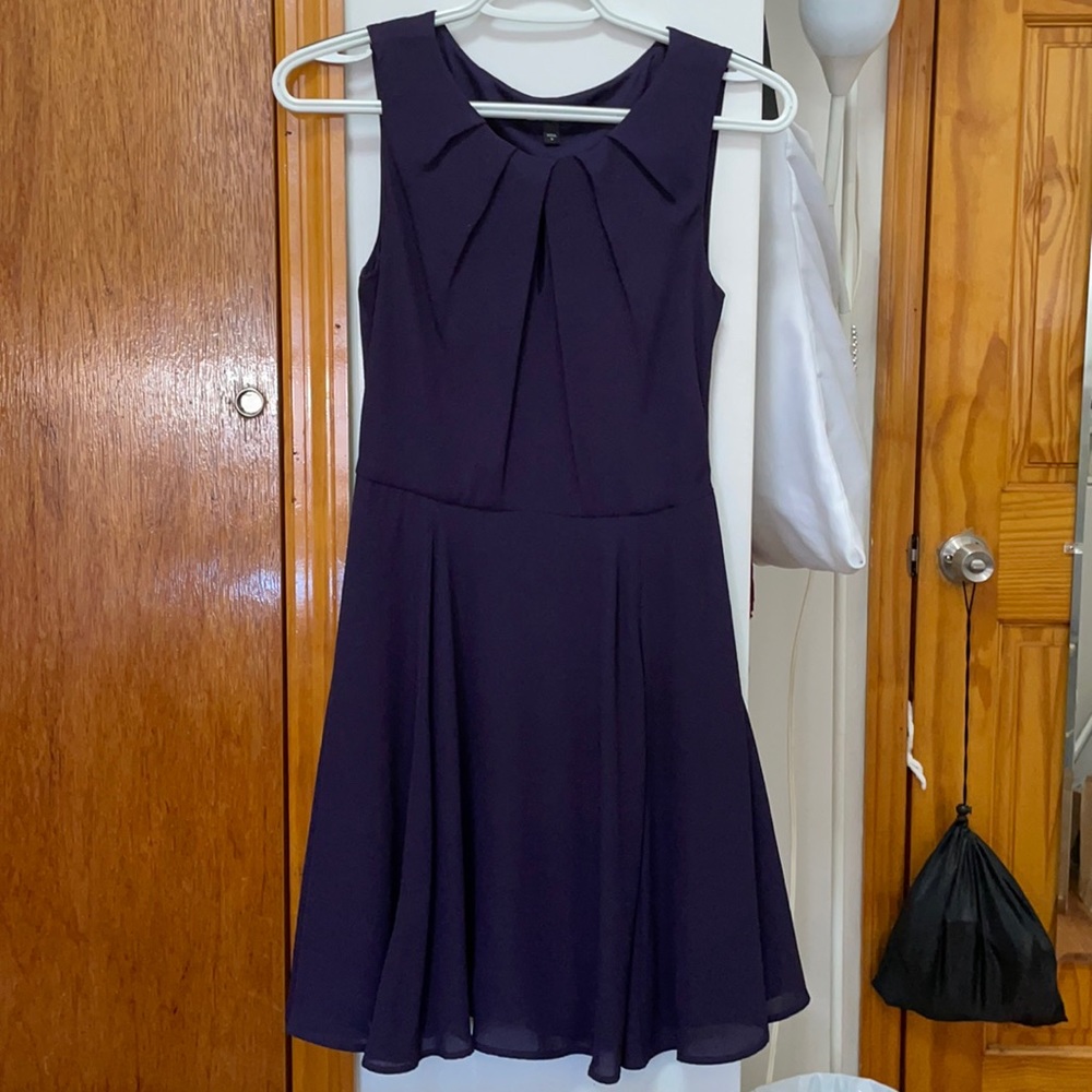 Express Purple Sleeveless Dress